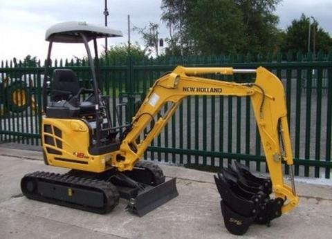 Service Manual - New Holland E16, E18 Mini Crawler Excavator Download