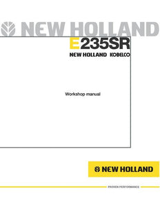 Service Manual - New Holland E235SR Excavator 60413436