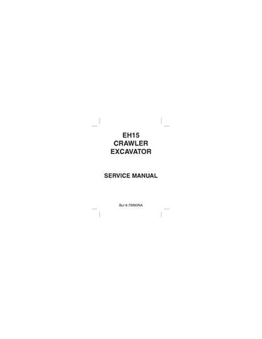 Service Manual - New Holland EH15 Hydraulic Excavator 6-79880NA