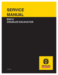 Service Manual - New Holland EH215 CRAWLER EXCAVATOR 6-75780NA