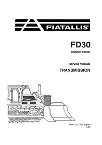 Service Manual - New Holland FD30 Crawler Tractor Transmission 73127703