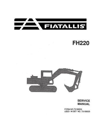 Service Manual - New Holland FH220 Hydraulic Excavator 73158522