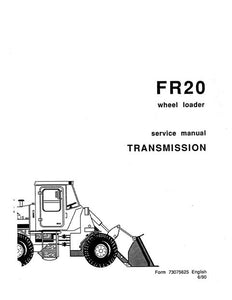 Service Manual - New Holland FR20 Wheel Loader Transmission 73075625