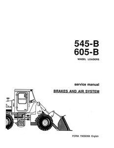 Service Manual - New Holland Fiat-Allis 545-B 605-B Brakes and Air System 73059356