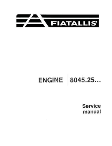 Service Manual - New Holland Fiat-Allis 8045.25 Engine 60406494