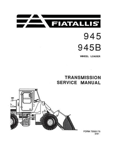 Service Manual - New Holland Fiat-Allis 945 945B Wheel Loader Transmission 73060179