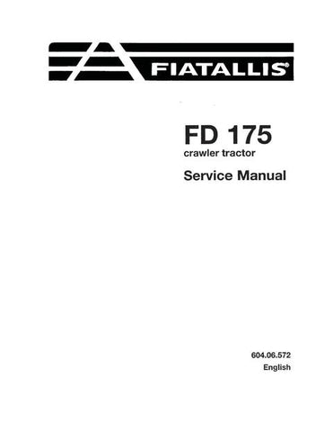 Service Manual - New Holland Fiat-Allis FD175 Crawler Tractor 60406572