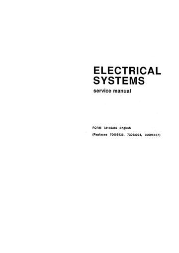 Service Manual - New Holland Fiat-Allis FR35 Engine 73157597