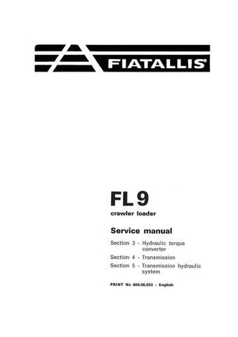 Service Manual - New Holland Fiatallis FL9 Crawler Loader 60406053