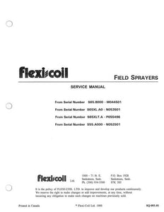 Service Manual - New Holland Flexi Coil S55 S65 S65XL S65XLT Field Sprayers SQ-093.01