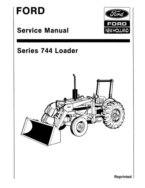 Service Manual - New Holland Ford 744 Loader 40074410