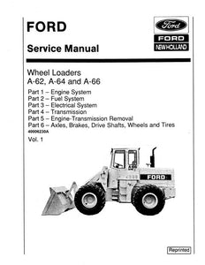 Service Manual - New Holland Ford A-62 A-64 and A-66 Wheel Loaders 40006230