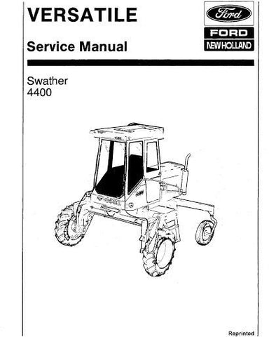 Service Manual - New Holland Ford Swather 4400 Tractor 40440015