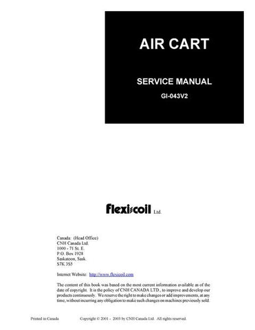 Service Manual - New Holland Gl-043V2 Air Cart GI-043V2