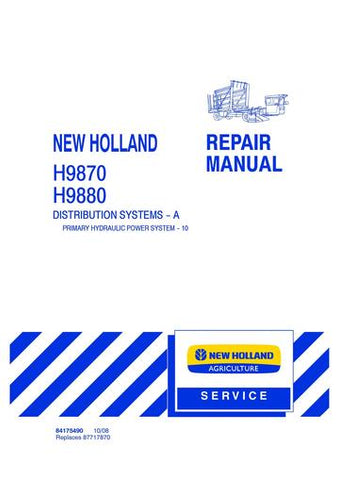 Service Manual - New Holland H9870 H9880 Bale Wagon 84175490