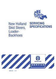 Service Manual - New Holland LS120, LS125 Skid Steer Loader 86604198