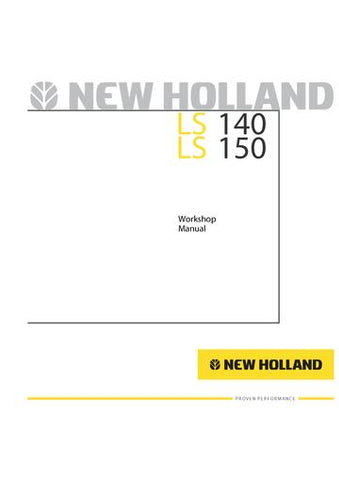 Service Manual - New Holland LS 140, LS 150 Skid Steer Loader 6045607101