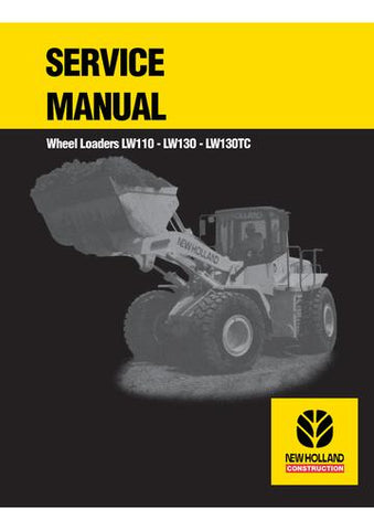 Service Manual - New Holland LW110, LW130, LW130TC Wheel Loader 7513100701