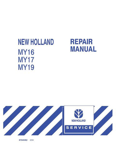 Service Manual - New Holland MY16 MY17 MY19 Garden Tractor 87045362