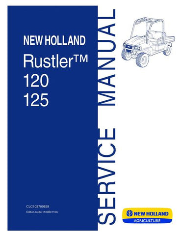 Service Manual - New Holland Rustler 120 125 CLC103700628