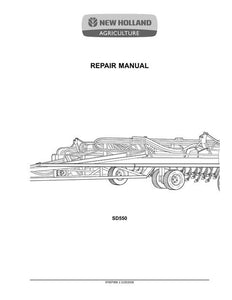 Service Manual - New Holland SD550 Air Drill (Air Seeder) 87657956