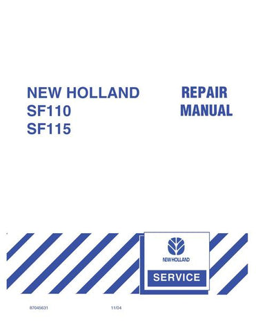 Service Manual - New Holland SF110 SF115 Sprayer 87045631