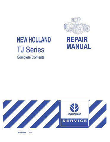 Service Manual - New Holland TJ275 TJ325 TJ375 TJ375HD TJ450 Tractor 87542227