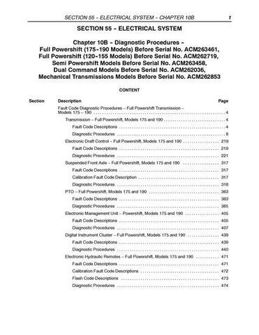 Service Manual - New Holland TM120 TM130 TM140 TM155 TM175 TM190 Tractor 87611252