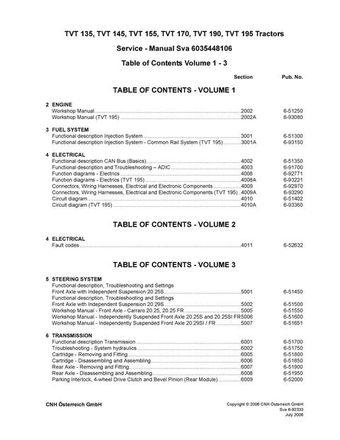 Service Manual - New Holland TVT135 TVT145 TVT155 TVT170 TVT190 TVT195 Tractors 6035448106