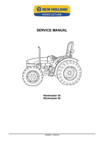 Service Manual - New Holland Workmaster 45 Workmaster 55 Compact Tractor 84269847