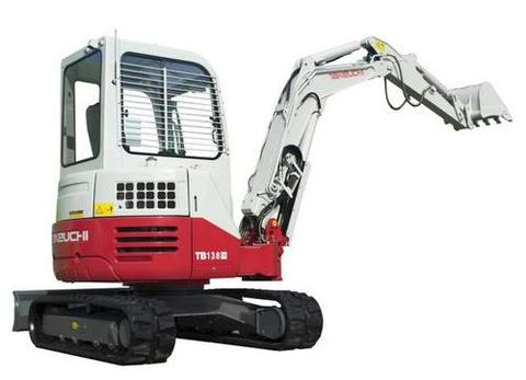 Download Takeuchi TB138FR Mini Compact Excavator Service Manual Serial No.13820001