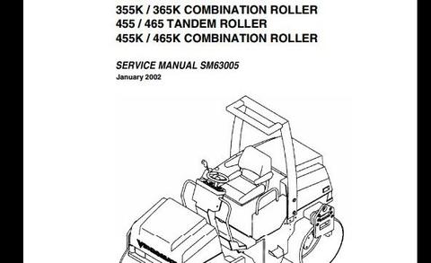Service Manual - Vibromax 355 365 455 465 Tandem Roller SM63005 Download