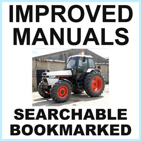 Service Repair Manual- Collection of 3 files: Case David Brown 1594 Tractor Factory  & Shop Manual & Illustrated Parts Catalog Manual - IMPROVED