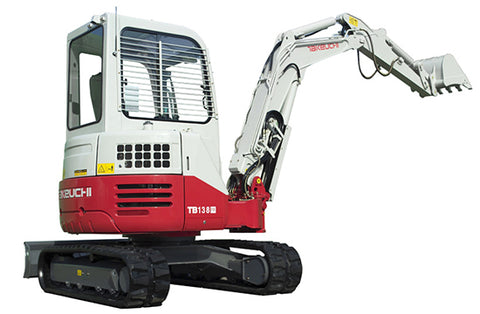 Service repair manual - TAKEUCHI TB138FR Mini Excavator CG5E001 Download