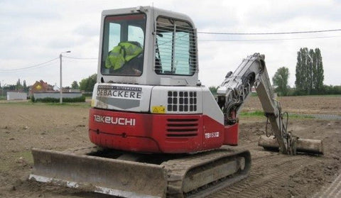 Service repair manual - TAKEUCHI TB153FR-15830001 Mini Excavator CJ3F001 Download