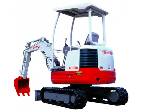 Service repair manual - TAKEUCHI TB23R Mini Compact Excavator CD5E000 Download