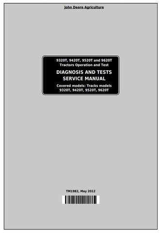 PDF TM1982 John Deere 9320T, 9420T, 9520T, 9620T Track Tractor Diagnosis and Test Service Manual