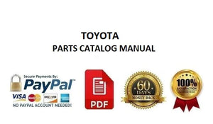 Toyota 7SLL12.5,16,13.5S,12.5F,16F Powered Pallet Stacker Parts Manual