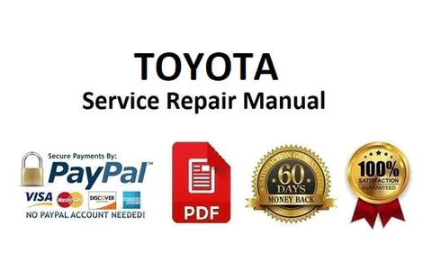 Toyota 2TE15-18 Tow Tractor Service Repair Manual