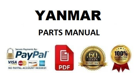 Parts Catalog Manual - Yanmar B3, B3-1& B3-2 Crawler Backhoe Download