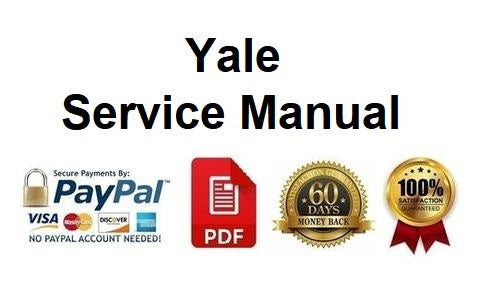 Service Manual - Yale Electric Motor Hand Forklift B820 (MSW020-040) Download