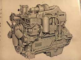 CATERPILLAR 1673B TRUCK ENGINE ELECTRICAL SCHEMATIC MANUAL